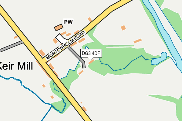 DG3 4DF map - OS OpenMap – Local (Ordnance Survey)