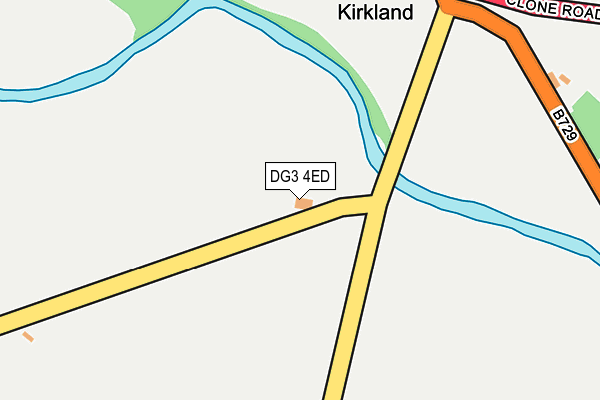 DG3 4ED map - OS OpenMap – Local (Ordnance Survey)