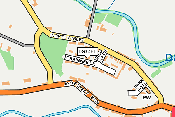 DG3 4HT map - OS OpenMap – Local (Ordnance Survey)