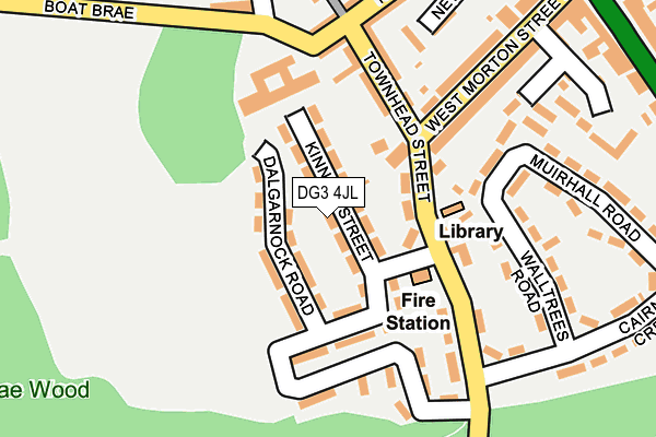 DG3 4JL map - OS OpenMap – Local (Ordnance Survey)