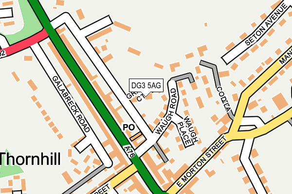DG3 5AG map - OS OpenMap – Local (Ordnance Survey)