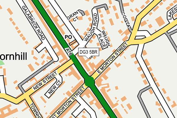 DG3 5BR map - OS OpenMap – Local (Ordnance Survey)