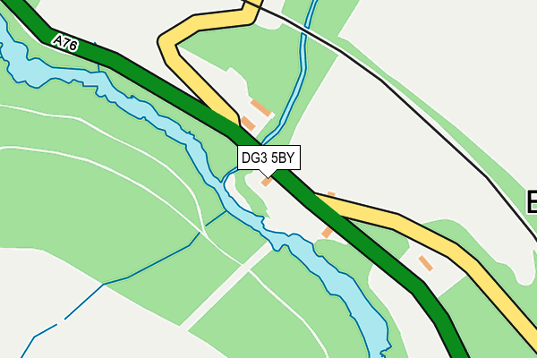 DG3 5BY map - OS OpenMap – Local (Ordnance Survey)