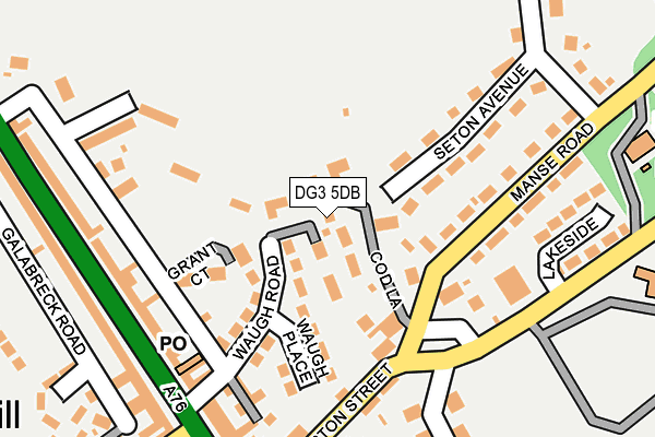 DG3 5DB map - OS OpenMap – Local (Ordnance Survey)