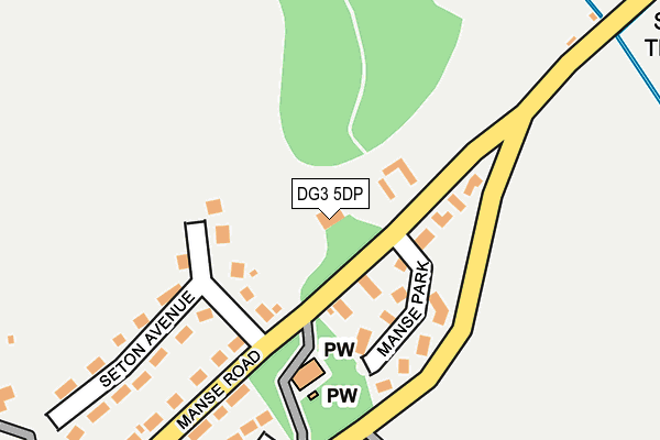 DG3 5DP map - OS OpenMap – Local (Ordnance Survey)