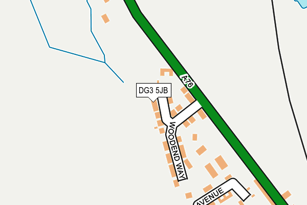 DG3 5JB map - OS OpenMap – Local (Ordnance Survey)