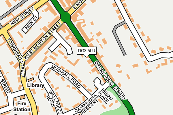 DG3 5LU map - OS OpenMap – Local (Ordnance Survey)
