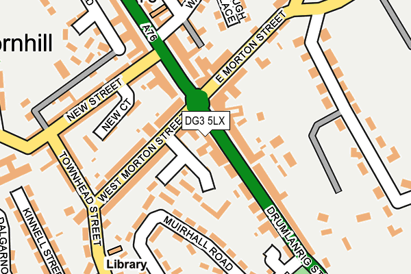 DG3 5LX map - OS OpenMap – Local (Ordnance Survey)
