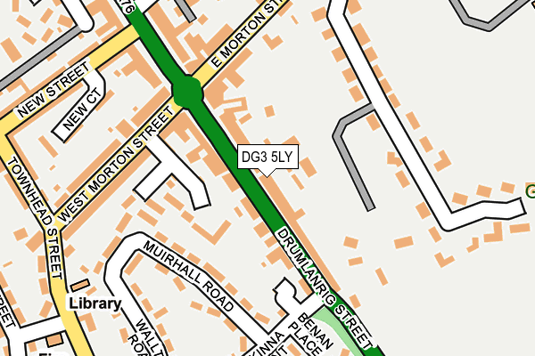 DG3 5LY map - OS OpenMap – Local (Ordnance Survey)