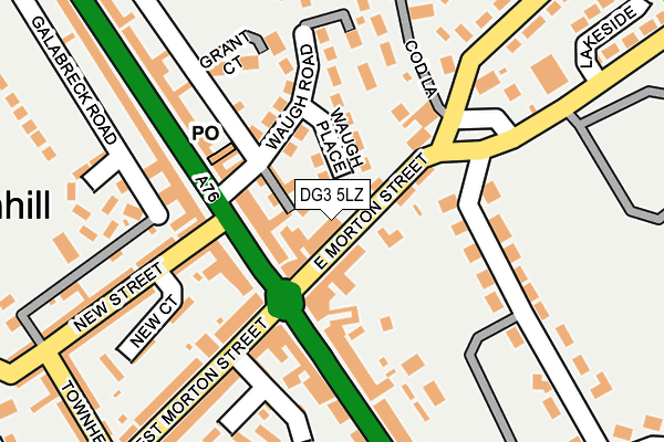 DG3 5LZ map - OS OpenMap – Local (Ordnance Survey)