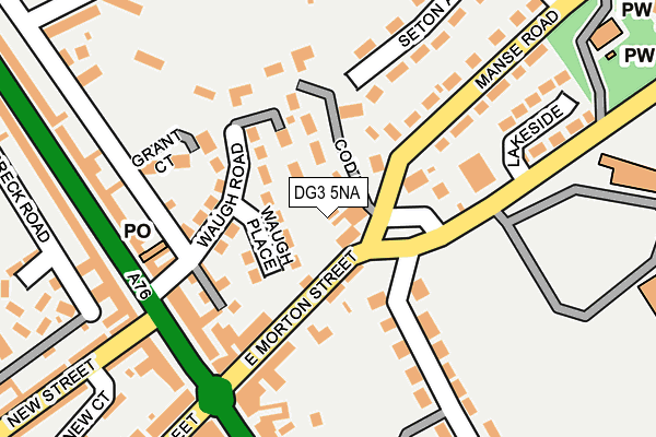 DG3 5NA map - OS OpenMap – Local (Ordnance Survey)