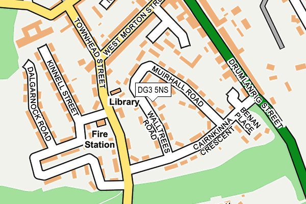 DG3 5NS map - OS OpenMap – Local (Ordnance Survey)