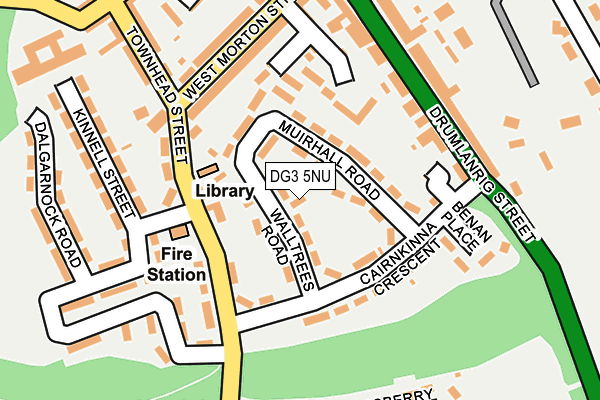DG3 5NU map - OS OpenMap – Local (Ordnance Survey)