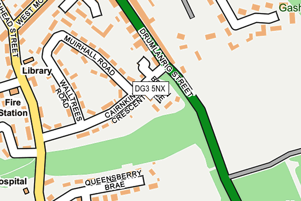 DG3 5NX map - OS OpenMap – Local (Ordnance Survey)