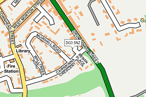 DG3 5NZ map - OS OpenMap – Local (Ordnance Survey)
