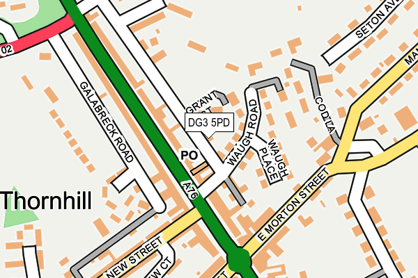 DG3 5PD map - OS OpenMap – Local (Ordnance Survey)