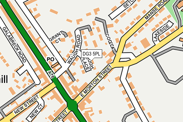 DG3 5PL map - OS OpenMap – Local (Ordnance Survey)