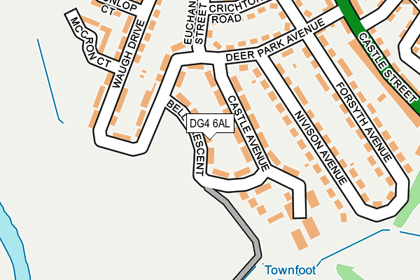 DG4 6AL map - OS OpenMap – Local (Ordnance Survey)