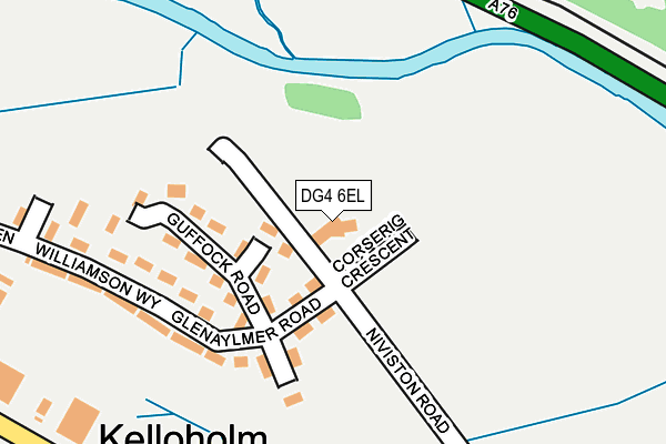 DG4 6EL map - OS OpenMap – Local (Ordnance Survey)