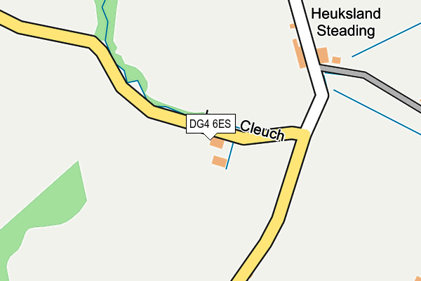 DG4 6ES map - OS OpenMap – Local (Ordnance Survey)