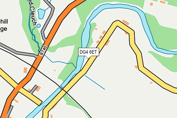 DG4 6ET map - OS OpenMap – Local (Ordnance Survey)