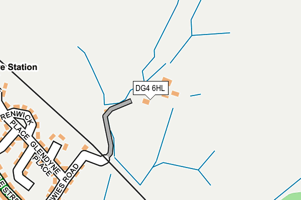 DG4 6HL map - OS OpenMap – Local (Ordnance Survey)
