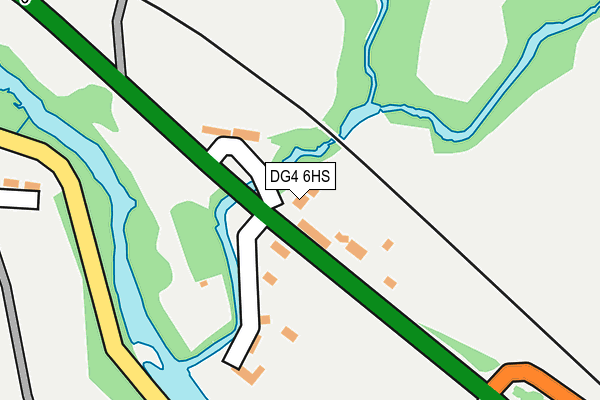 DG4 6HS map - OS OpenMap – Local (Ordnance Survey)