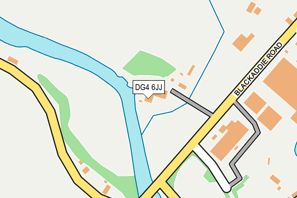 DG4 6JJ map - OS OpenMap – Local (Ordnance Survey)