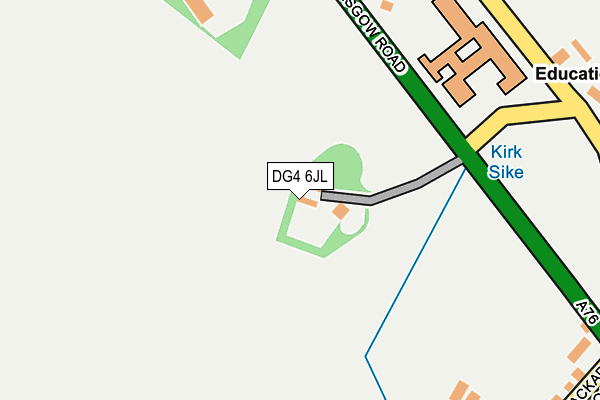 DG4 6JL map - OS OpenMap – Local (Ordnance Survey)