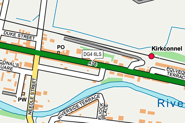 DG4 6LS map - OS OpenMap – Local (Ordnance Survey)