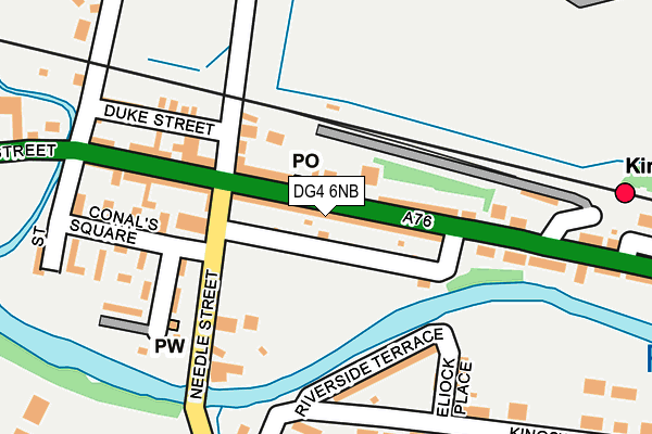 DG4 6NB map - OS OpenMap – Local (Ordnance Survey)