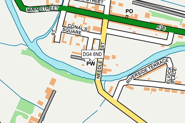 DG4 6ND map - OS OpenMap – Local (Ordnance Survey)