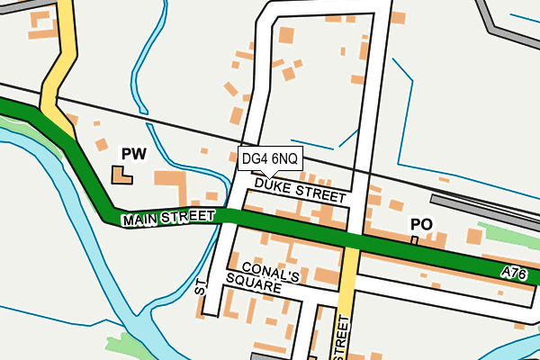 DG4 6NQ map - OS OpenMap – Local (Ordnance Survey)