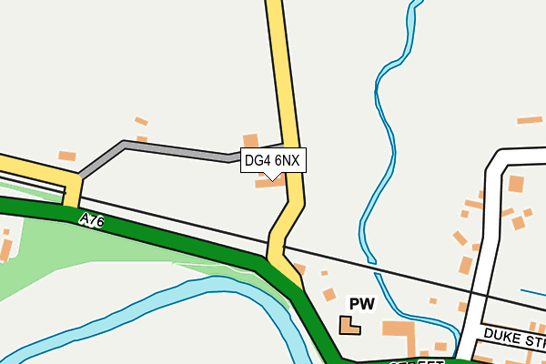 DG4 6NX map - OS OpenMap – Local (Ordnance Survey)