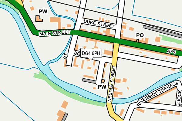 DG4 6PH map - OS OpenMap – Local (Ordnance Survey)