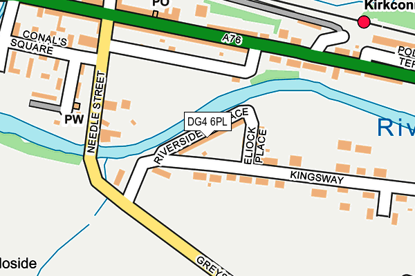 DG4 6PL map - OS OpenMap – Local (Ordnance Survey)