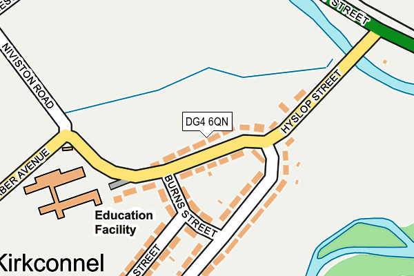 DG4 6QN map - OS OpenMap – Local (Ordnance Survey)