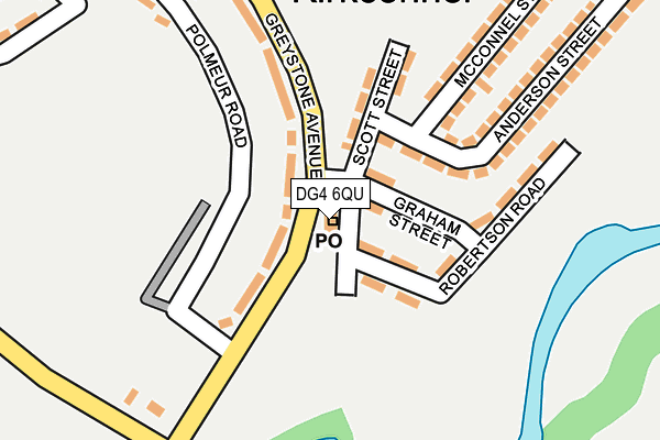 DG4 6QU map - OS OpenMap – Local (Ordnance Survey)