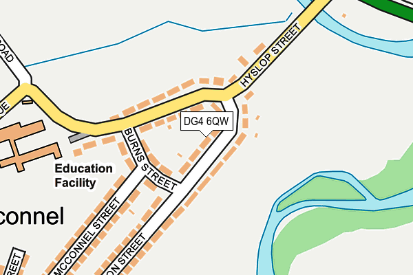 DG4 6QW map - OS OpenMap – Local (Ordnance Survey)