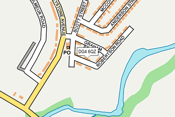 DG4 6QZ map - OS OpenMap – Local (Ordnance Survey)