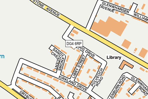 DG4 6RP map - OS OpenMap – Local (Ordnance Survey)