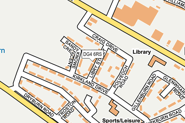 DG4 6RS map - OS OpenMap – Local (Ordnance Survey)