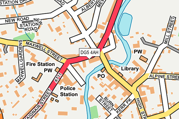 DG5 4AH map - OS OpenMap – Local (Ordnance Survey)