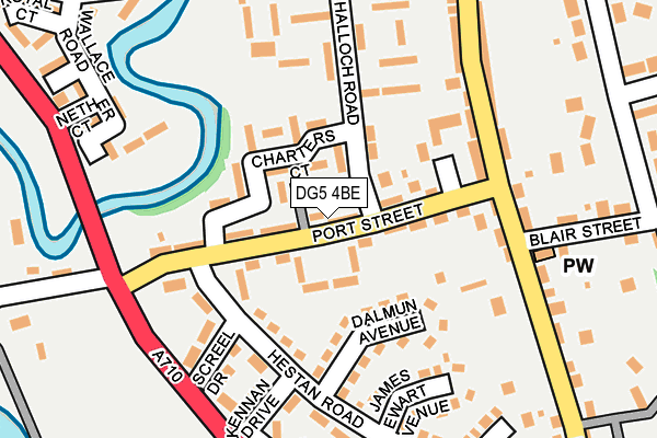 DG5 4BE map - OS OpenMap – Local (Ordnance Survey)