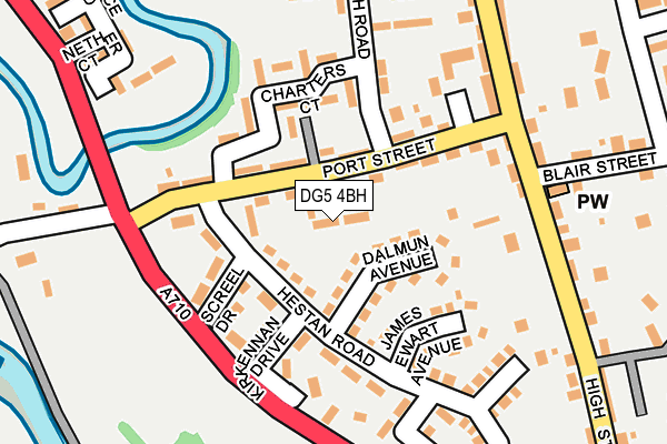 DG5 4BH map - OS OpenMap – Local (Ordnance Survey)