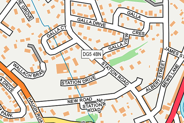 DG5 4BN map - OS OpenMap – Local (Ordnance Survey)