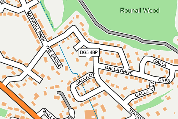 DG5 4BP map - OS OpenMap – Local (Ordnance Survey)