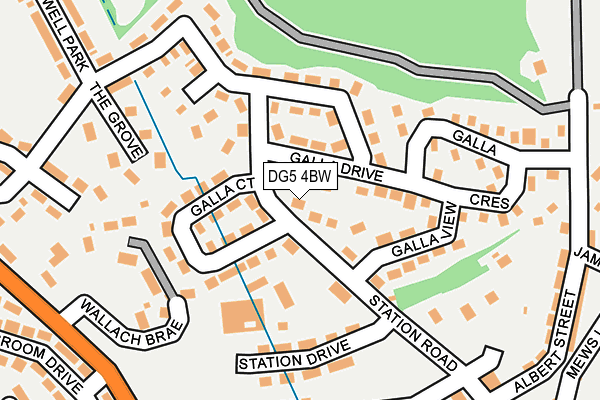 DG5 4BW map - OS OpenMap – Local (Ordnance Survey)