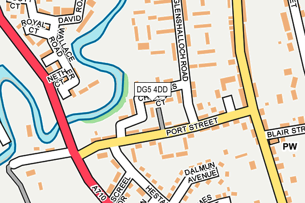 DG5 4DD map - OS OpenMap – Local (Ordnance Survey)