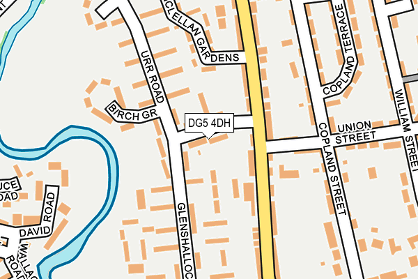 DG5 4DH map - OS OpenMap – Local (Ordnance Survey)